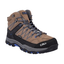 CMP Hiking Shoe Rigel Mid WP (waterproof) light brown/royal blue Juniors/Kids